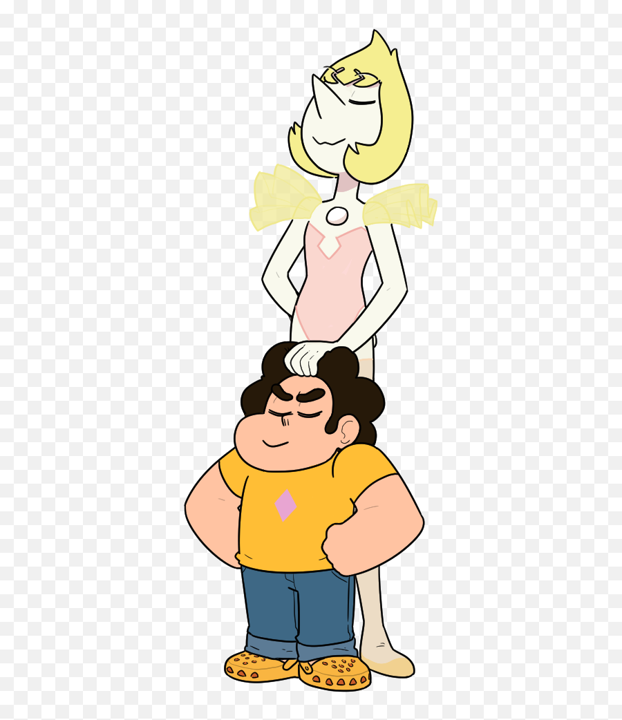 Yellow Pearl With Her Yellow Steven Steven Universe Know - Steven Universe Yellow Steven Emoji,Yellow Emotion