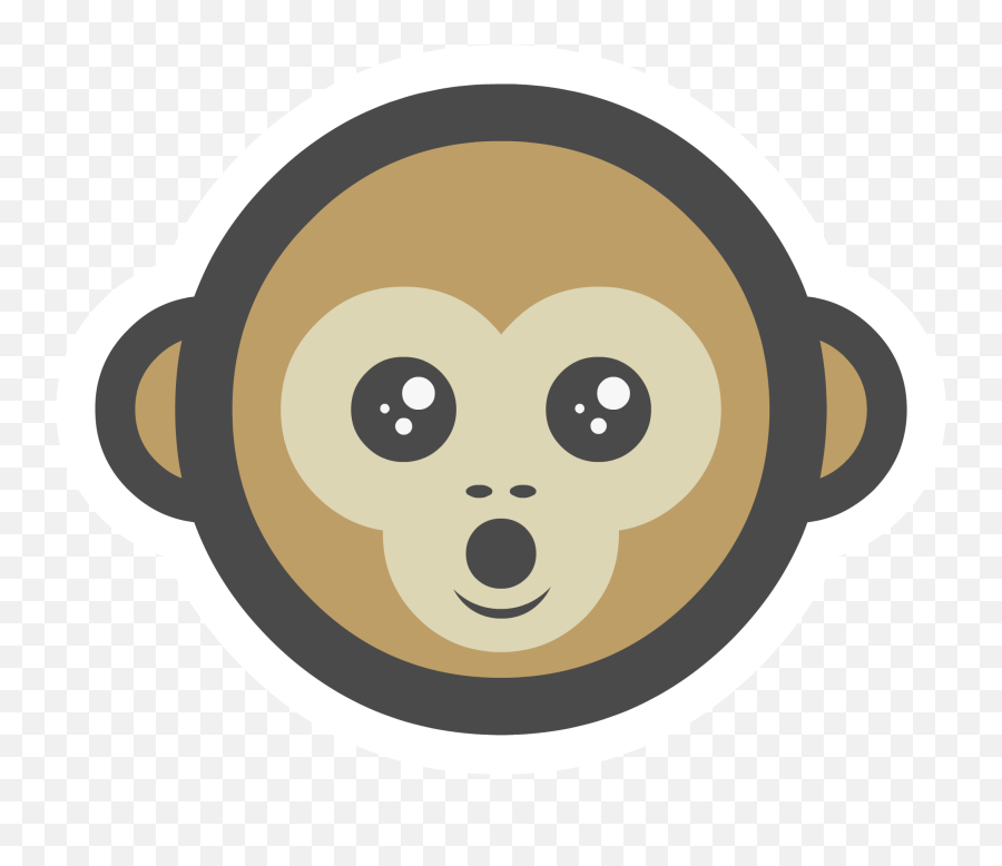 Monkeyface Studios Inc - Happy Emoji,Monkey Face Emoji Pillow