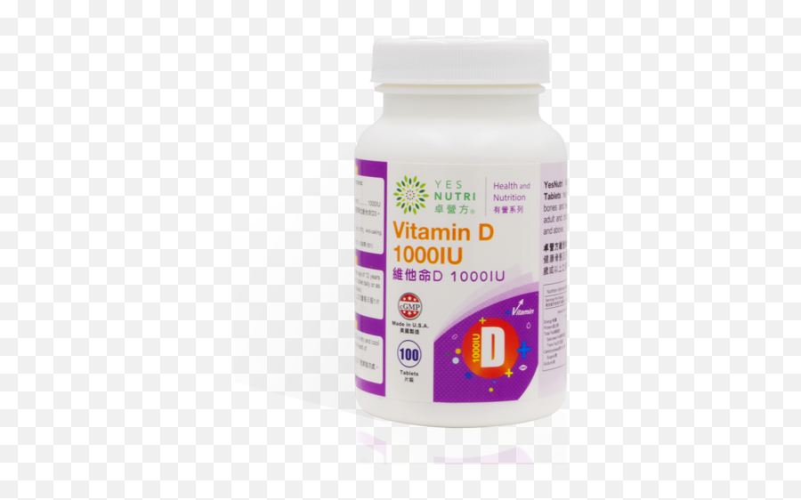 Yesnutri Vitamin D 1000 100 Tab Size 100 Tablets - Medical Supply Emoji,Emotion Charger Kayaks