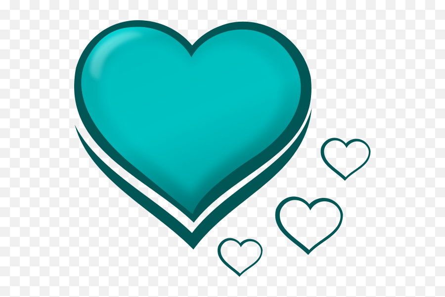 Teal Heart Png Transparent Png Png Collections At Dlfpt - Tiffany Blue Heart Clipart Emoji,Blue Heart Emoji