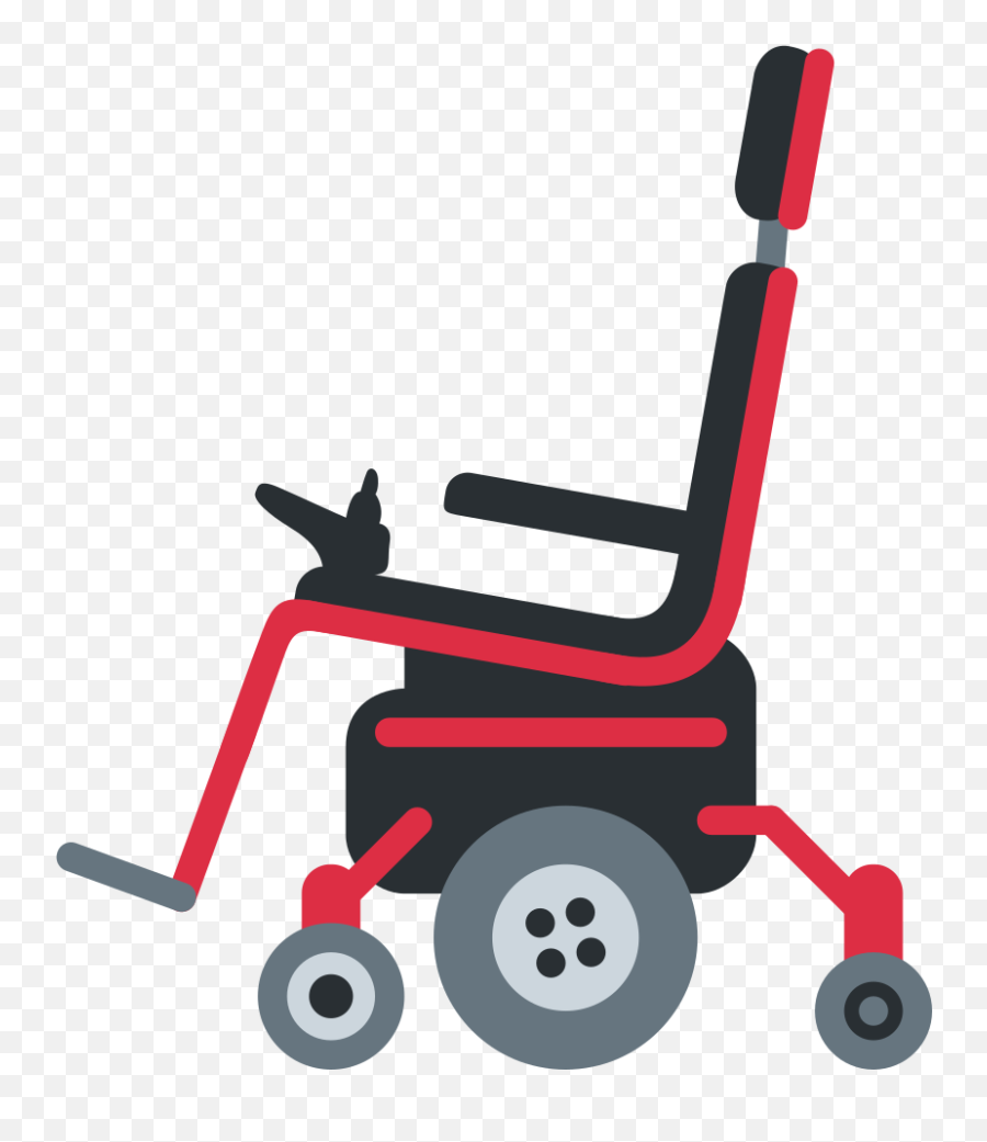 Motorized Wheelchair Emoji Clipart - Motorized Wheelchair Emoji,Wheelchair Emojis
