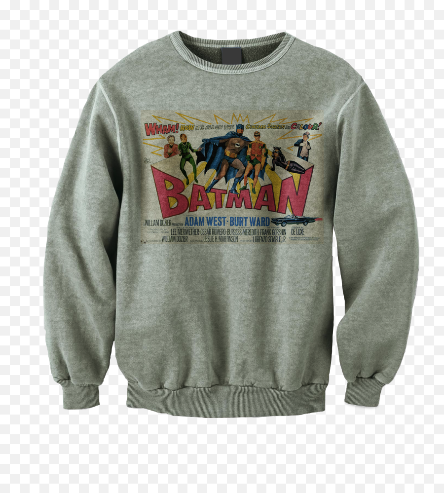 Shirt Crewneck Hoodie Sweater Sticker - Batman 1966 Quad Poster Emoji,Emoji Crewneck Sweater