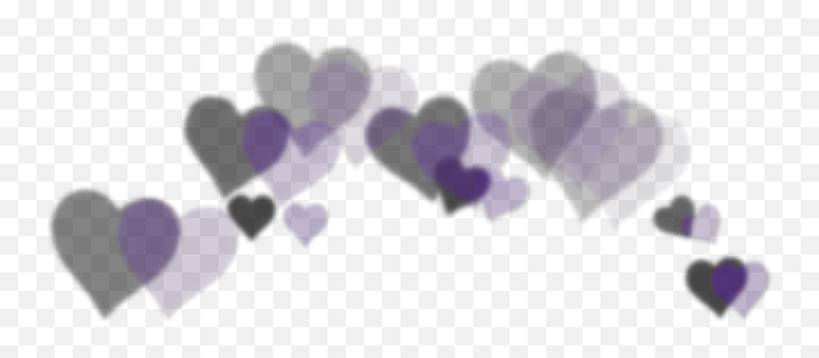 Black Purple Emoji Sticker By Josephine - Heart On Head Effect,What Is Purple Emoji