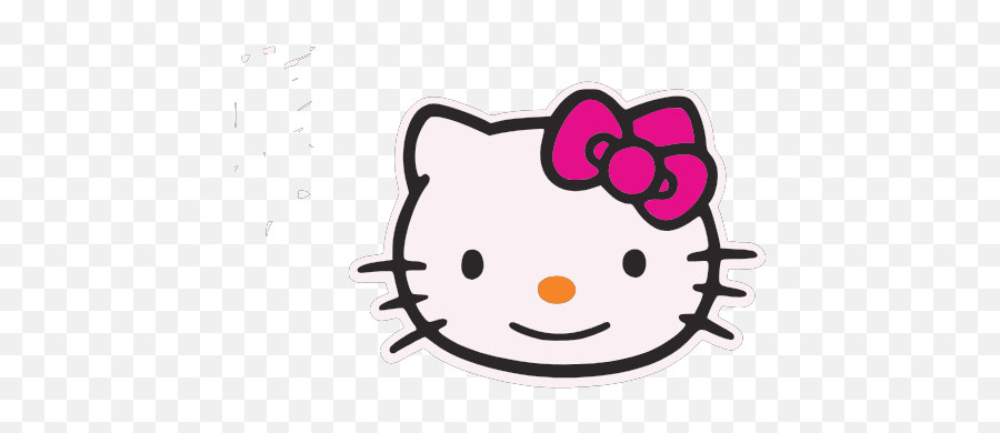 Gtsport - Sticker Hello Kitty Emoji,Knife Girl Sun Emoji Movie Answer