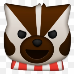 Badger Clipart Emoji Badger Emoji - Happy,Honey Badger Emoji