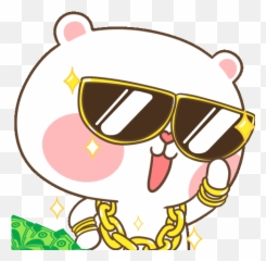 Sweet Marshmallow Couple 2 - Mhee Noom Tai Nim Gifs Emoji,Bwa Emoji