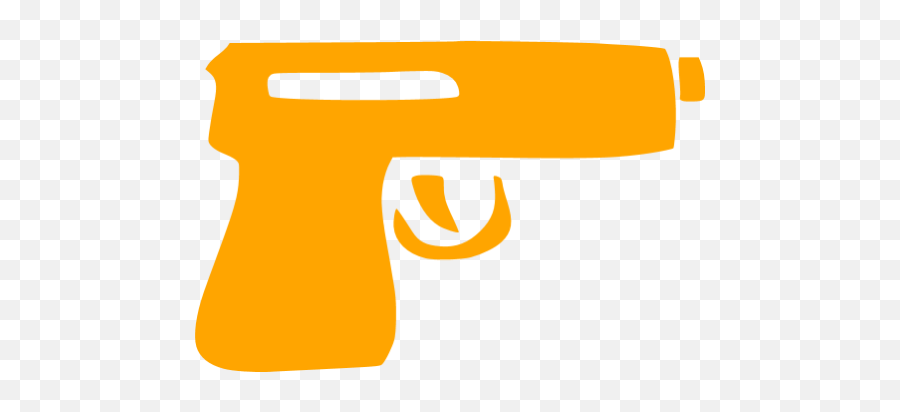 Orange Gun Icon - Grey Gun Icon Emoji,Gatling Gun Emoticon