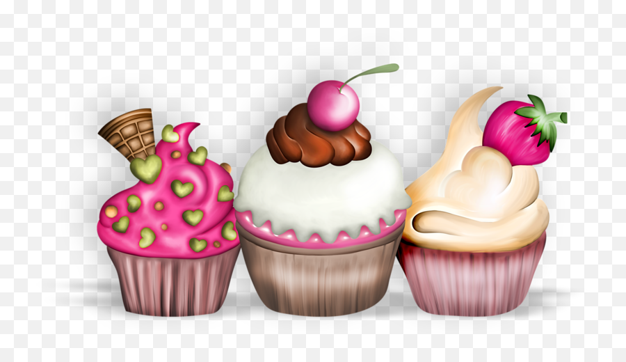 Cupcakes Clipart Real Cupcake Cupcakes - Cupcakes Clipart Emoji,Pintrerest Emoji Cupcakes