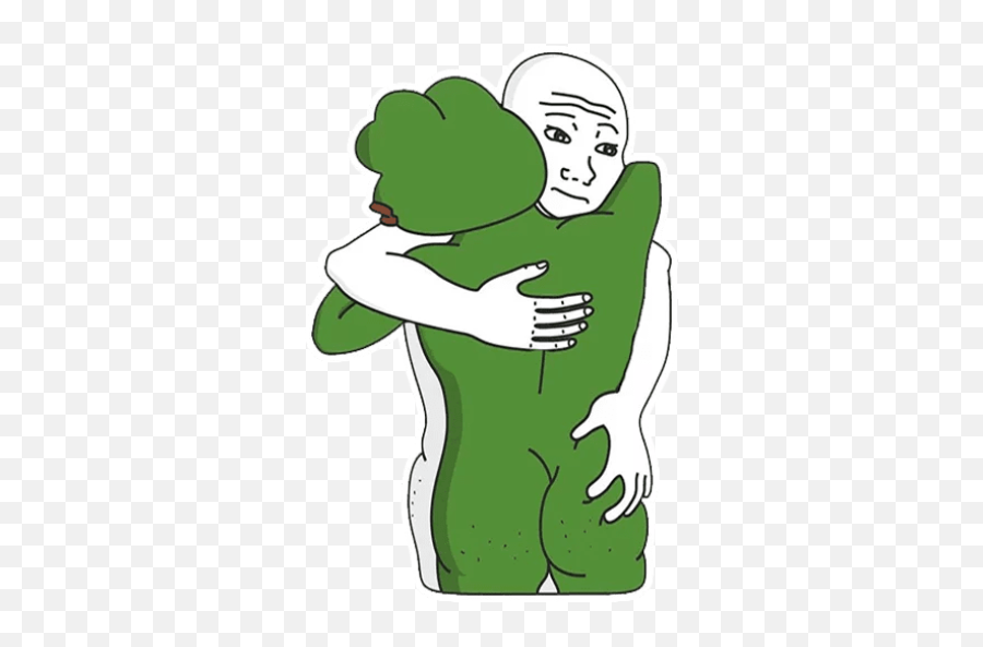 Sticker Maker - Pepe The Frog Pepe And Feels Hug Emoji,Pepehands Emoji Copy Paste
