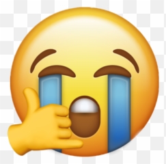 Handsemojisiphone Sticker By Sugxs - Transparent Apple Emoji Png,Emoticons Facebookhands Up