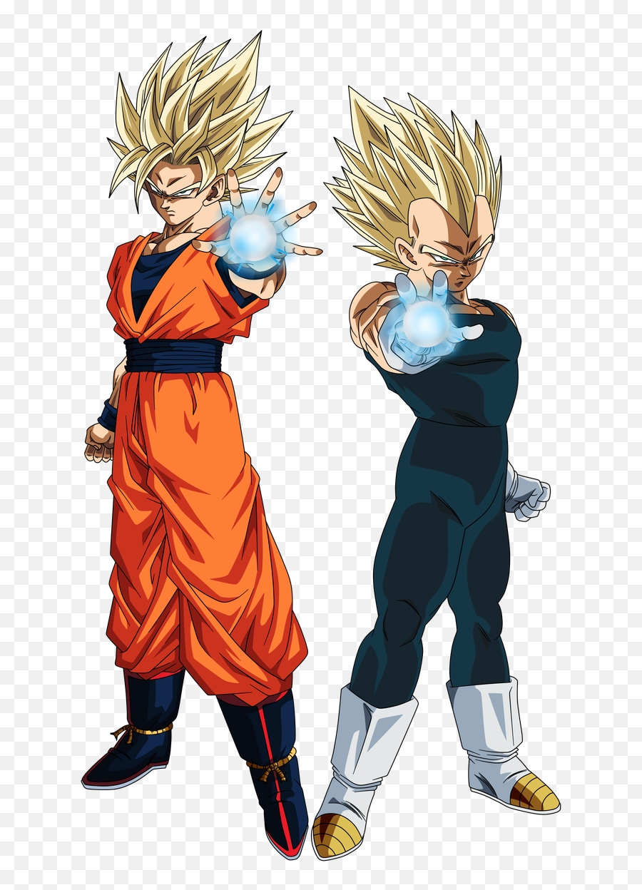 Goku And Vegeta Super Saiyan - Goku Y Vegeta Ssj Emoji,Super Saiyan 2 Vegeta & Bulma- Outburst Of Emotion