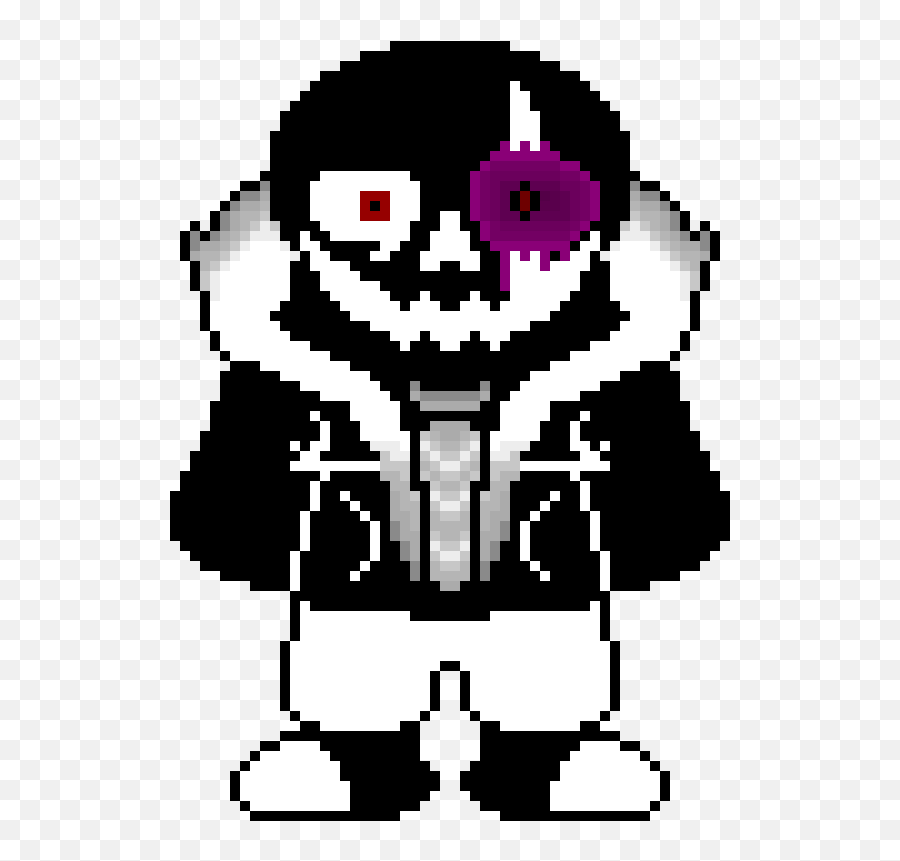 Pixel Art Gallery - Dar Shadowtale Sans Sprite Emoji,Novakid Emoticons