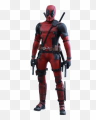 Download Deadpool Full Body Png - Hot Toys Deadpool Png Deadpool Movie Action Figure Emoji,Deadpool Movie Emojis
