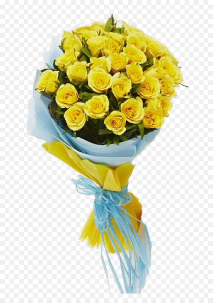 15 Yellow Roses Bunch - Rose Flower Yellow Png Emoji,What Is The Emotion For Yellow Roses