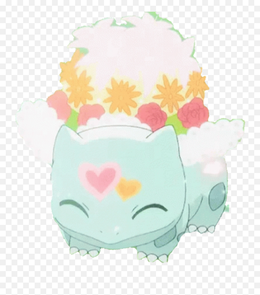 Bulbasaur Pokemon Kawaii Sticker By Lemon - Happy Emoji,Bulbasaur Emoji