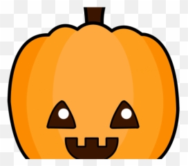 Pumpkin Clipart Basic - Transparent Jack O Lantern Transparent Pumpkin Cartoony Emoji,Squash Emoticon