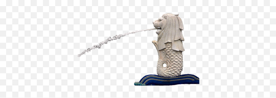 Download Head Merlion Singapore Of Symbol Bay Marina - Merlion Park Emoji,Marina Emoticon