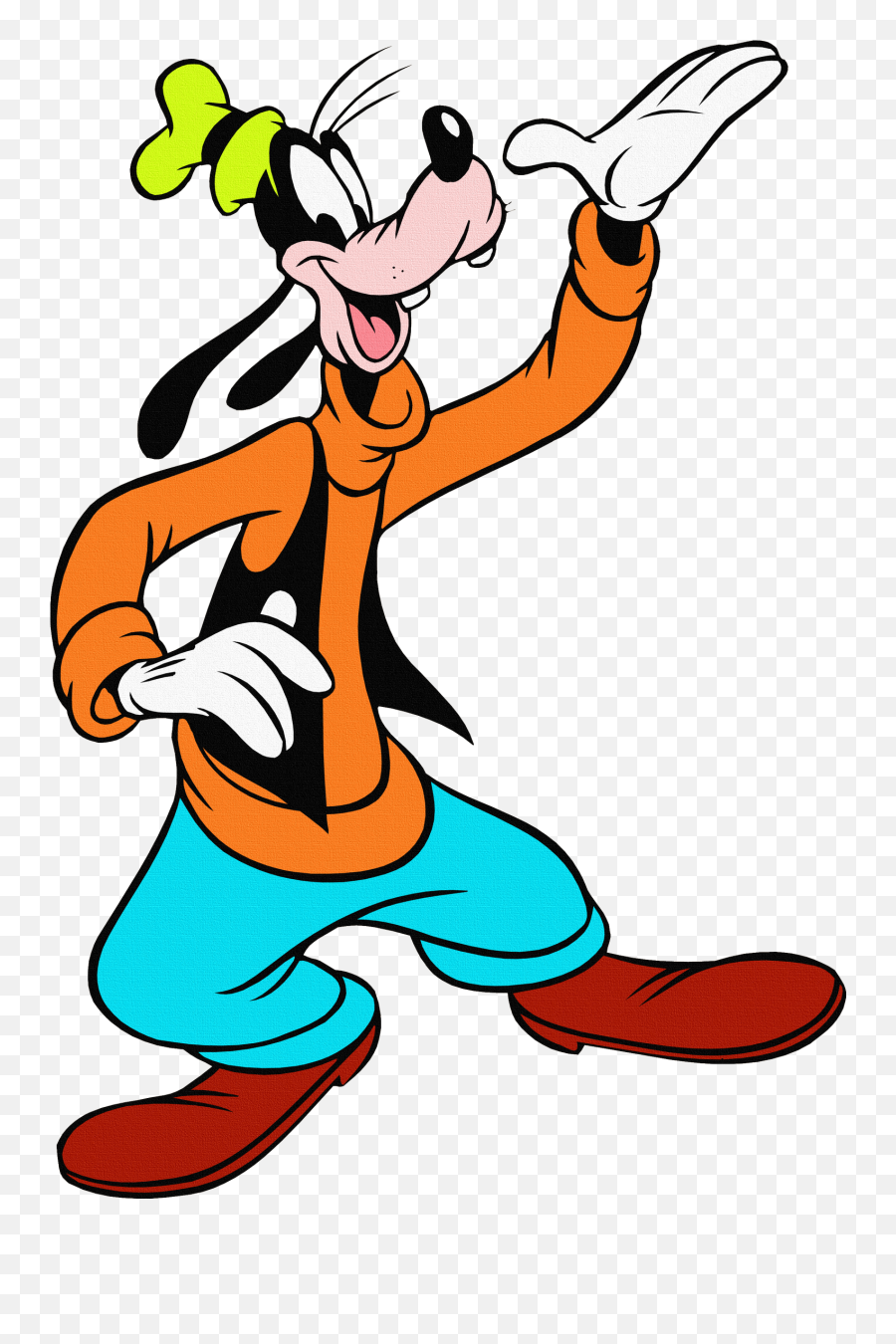 Render Goofy Chien Disney Dingo - Disney Autres Dessins Emoji,Disney Goofy Thinking Emotion Face