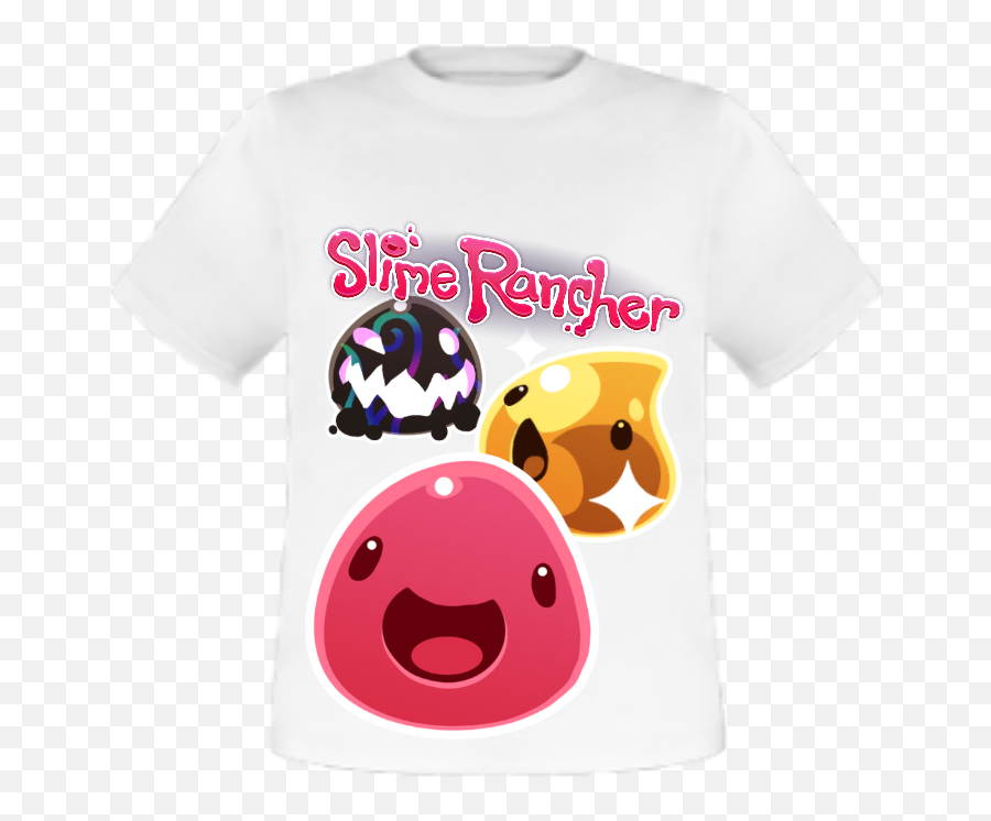 Pence Manipula Scurtarea Respiraiei Slime Rancher T Shirt Emoji,Slimey Emoticon