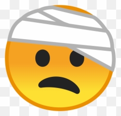 Face With Head Bandage Icon - Imagenes De Dolor De Cabeza Animadas Emoji,Gun To Head Emoji