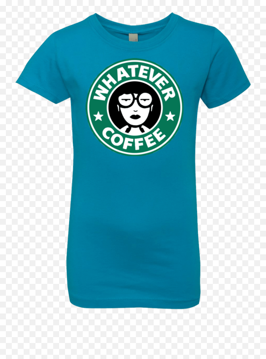 Whatever Coffee Girls Premium T - Shirt U2013 Pop Up Tee Emoji,Whatevere Emoticon