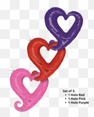Valentineu0027s Day Balloons U2013 All American Balloons Emoji,Twitter Heart Emoji Colors, Pride