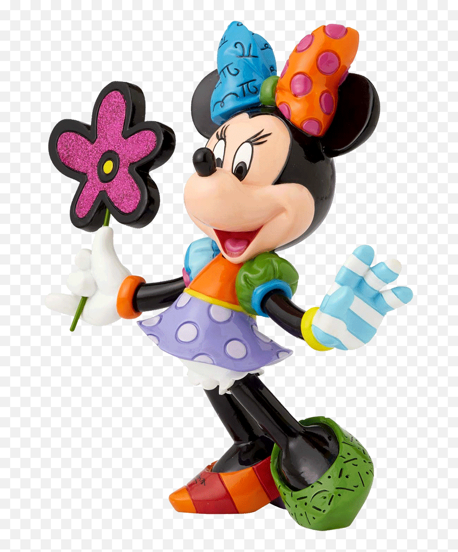 Pictures Of Minnie Mouse - Bilscreen Minnie Mouse With A Flower Emoji,Mickey Mouse Ears Emoji