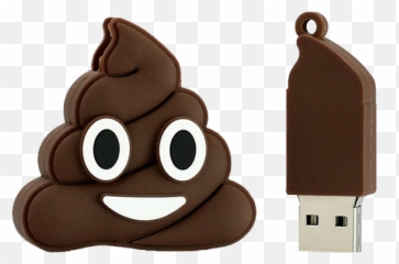 Pen Drive Usb Usb Flash Drive - Poop Emoji Usb,Emoji Flash Drive