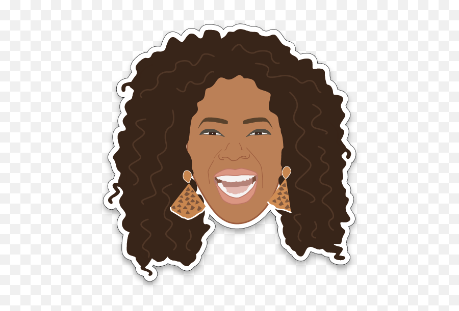 Print Digital Keiry Benitez - Curly Emoji,Oprah Emoji