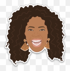 Print Digital Keiry Benitez - Curly Emoji,Oprah Emoji