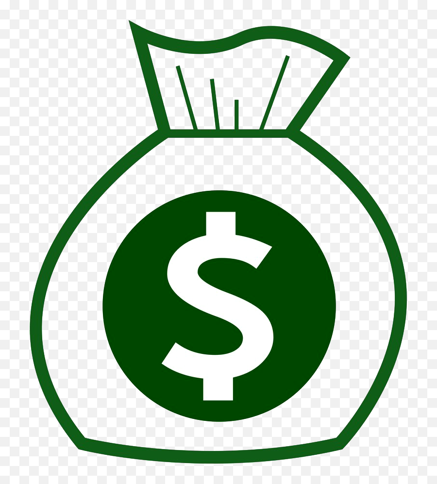 Money Bag Png Transparent Images Clipart Icon Emoji - Transparent Background Dollar Sign Icon,Money Sign Emoji