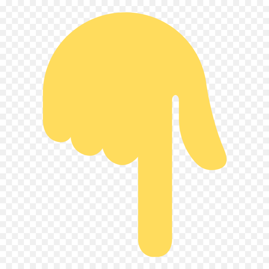 Backhand Index Pointing Down Emoji - Mãozinha Para Baixo,Pointing Fingers Emoticon
