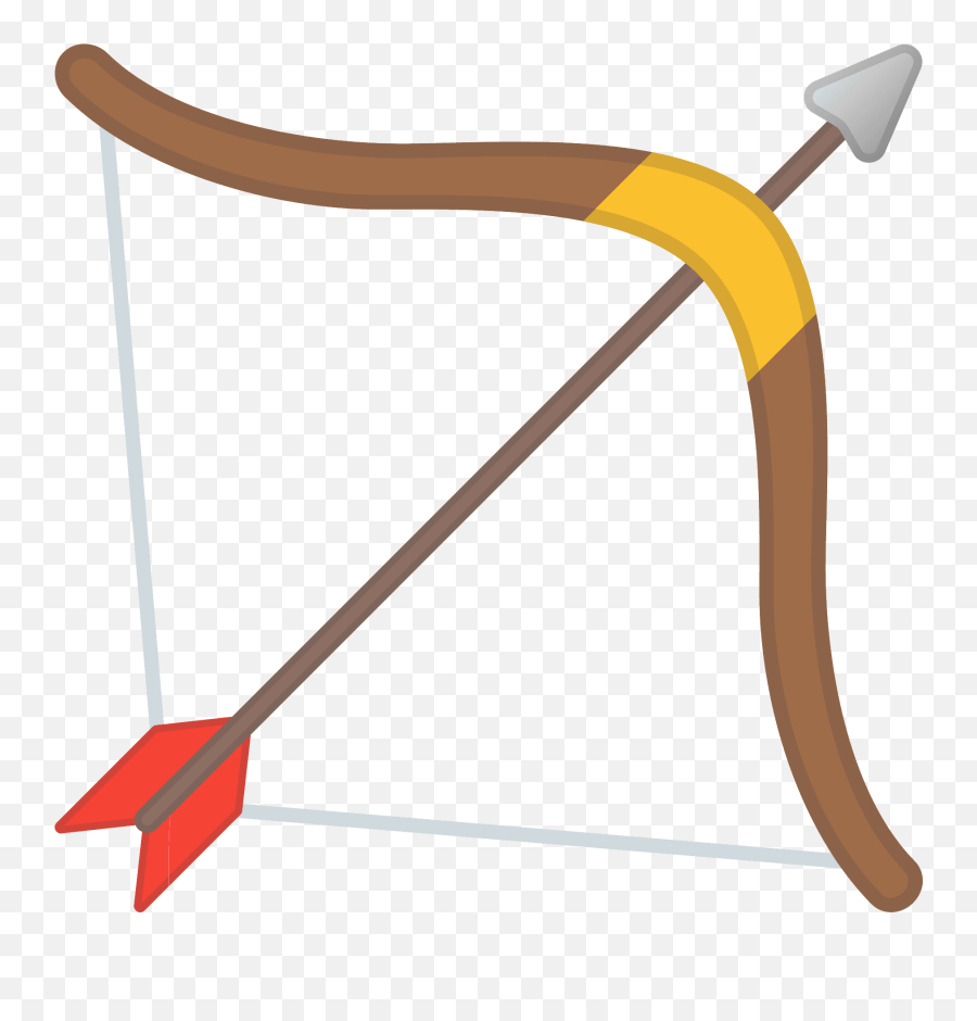 Bow And Arrow Emoji - Archery Emoji,Bow Emoji
