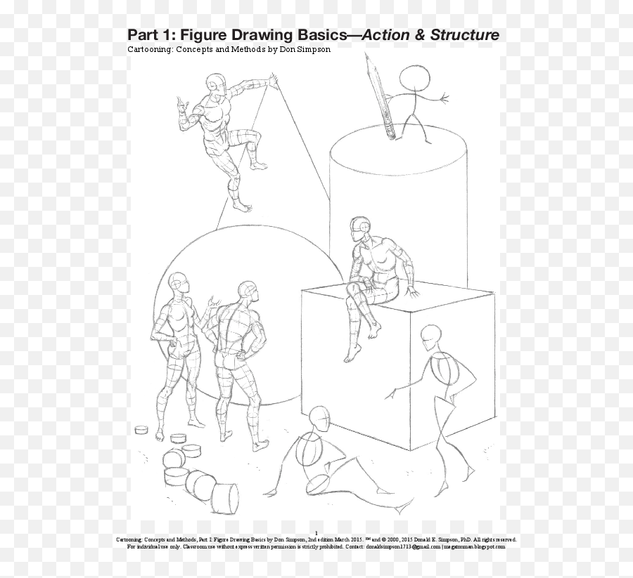 Pdf Booklet Figure Drawing Basics Action U0026 Structure - Figure Drawing Pdf Emoji,How To Draw Your Emotions