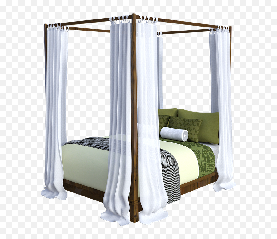 Canopy Bed Png U0026 Free Canopy Bedpng Transparent Images - Bed With Curtains Png Emoji,Emoji Bedroom Curtains
