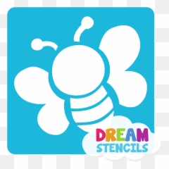 Bee Glitter Tattoo Stencil - Stencil Emoji,Bee Diamond Emoji