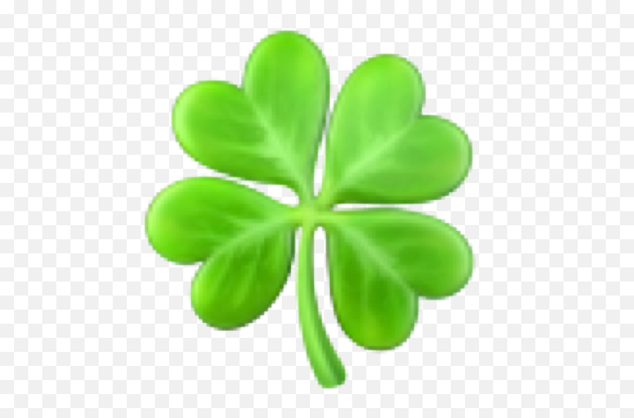 Emoji Emojis Emojiiphone Sticker - Iphone Four Leaf Clover Emoji,Shamrock Emojis