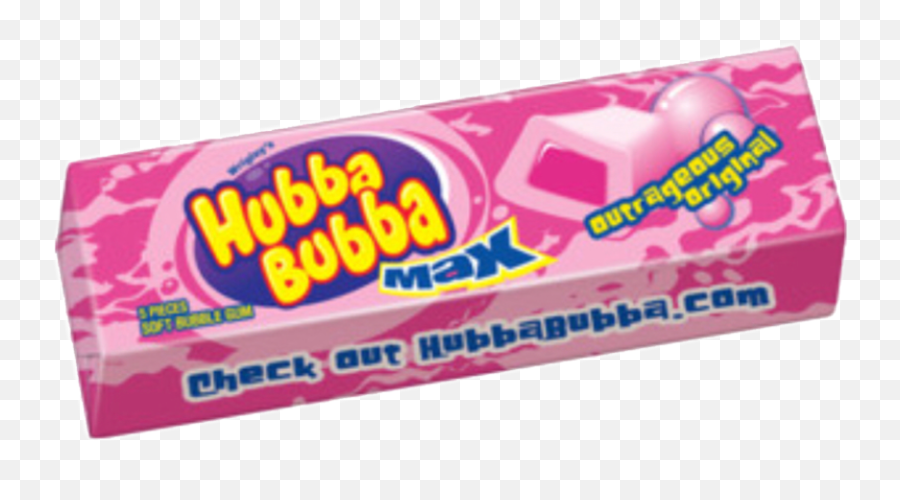 Pink Gum Bubblegum Hubba Sticker - Hubba Bubba Max Emoji,Hubba Hubba Emoji