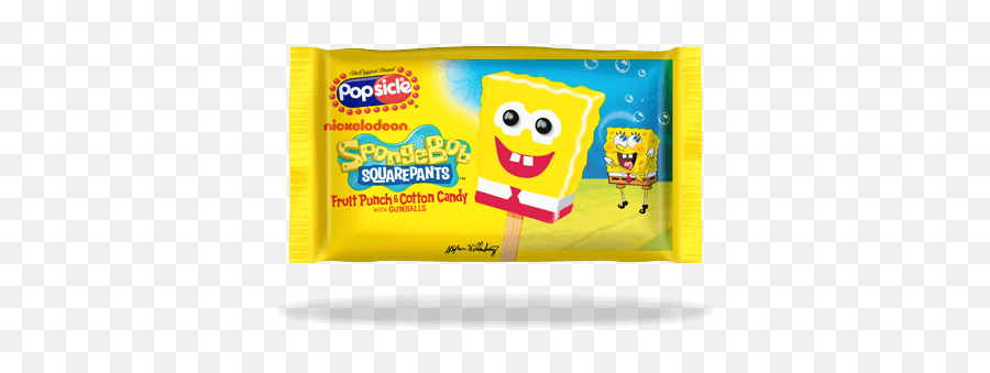 Popsicle Spongebob Squarepants Popsicle Bar - Spongebob Popsicle Box Emoji,Punch In The Face Emoticon
