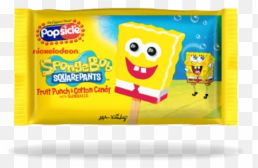 Popsicle Spongebob Squarepants Popsicle Bar - Spongebob Popsicle Box Emoji,Punch In The Face Emoticon