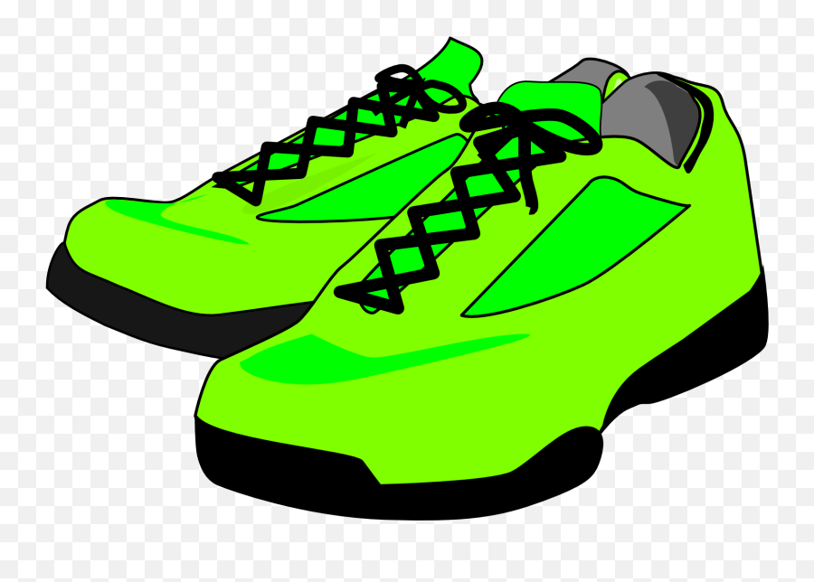 Trainers Shoes Drawing - Green Shoes Clipart Emoji,Emotions Footwear