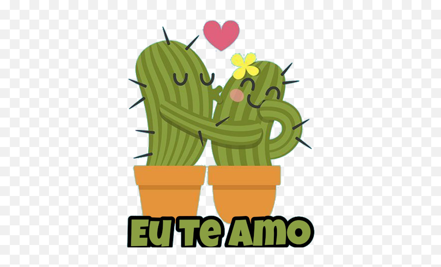 Download Figurinhas Memes Apaixonados Wastickerapps 2020 - Cactus Kissing Emoji,Emoticons Apaixonados Para Facebook