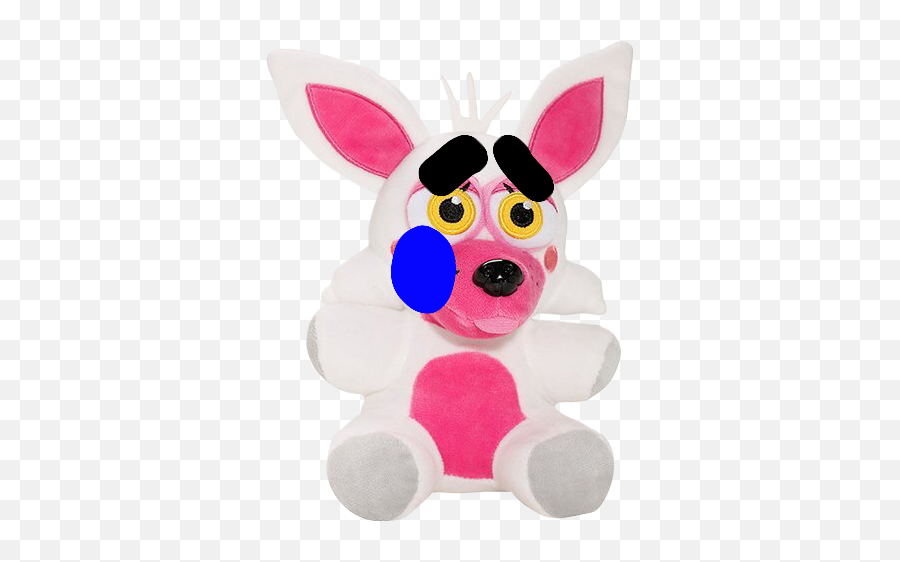 Fnafplush Mangle Cry Sticker - Funko Funtime Foxy Plush Emoji,Crying Emoji Plush