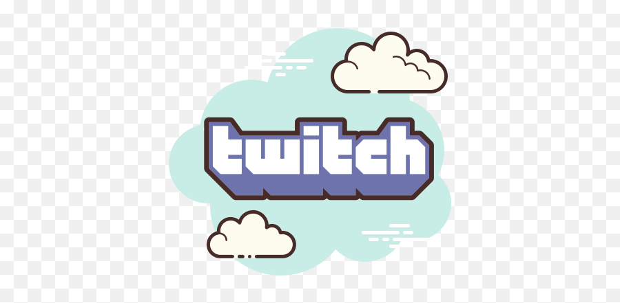 Twitch Wordmark Icon U2013 Free Download Png And Vector - Facetime Cloud Icon Emoji,New Twitch User Adding Emojis To Twich