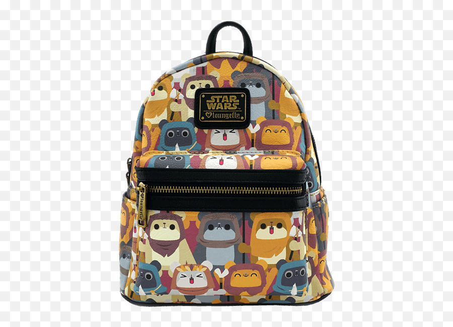 Star Wars - Loungefly Star Wars Ewok Mini Backpack Emoji,Emoticon For Backpackl