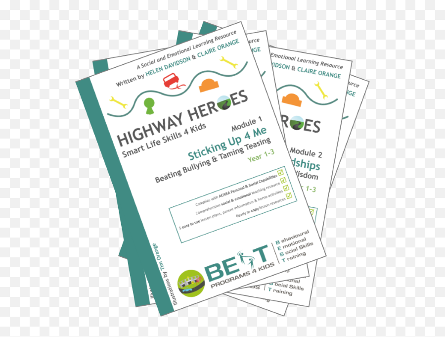 Highway Heroes Modules 1 To 4 - Horizontal Emoji,Font Lesson Plan Emotions