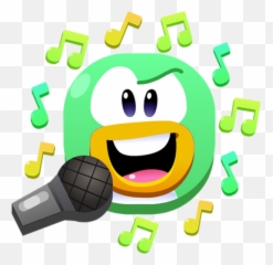 Smiley Clipart Cartoon - Club Penguin Island Emojis Png,Glace Emoticon