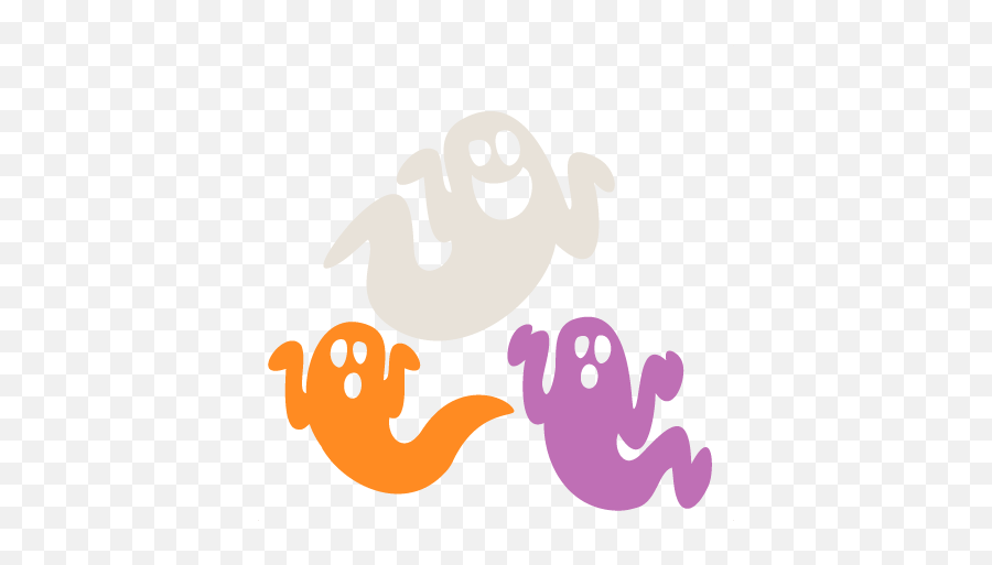 38 Cute Ghost Svg Free Background - Cute Silhouette Ghost Svg Emoji,Pumking And Ghost Emojis