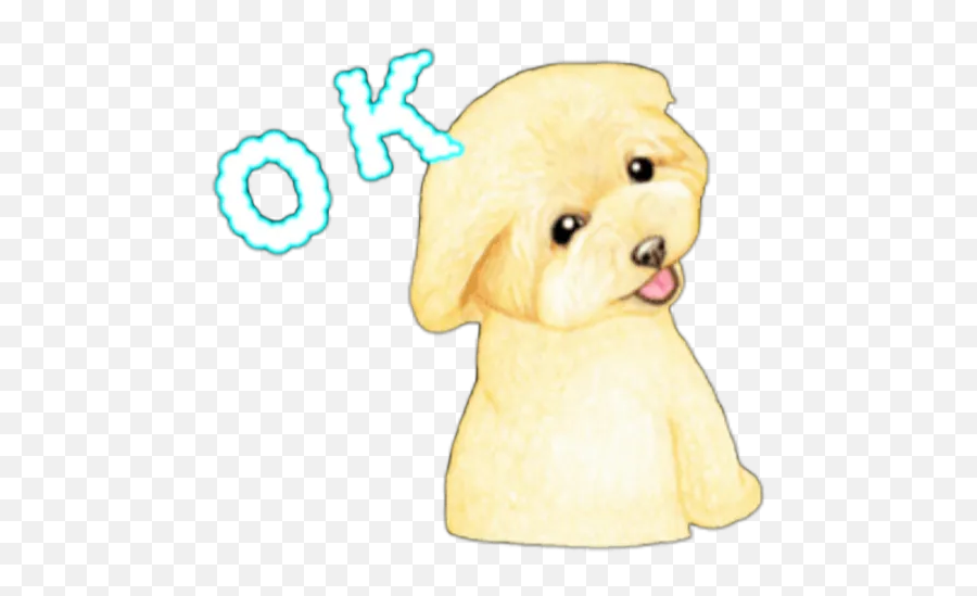 Toy Poodle Stickers For Whatsapp - Soft Emoji,Poodle Emoji