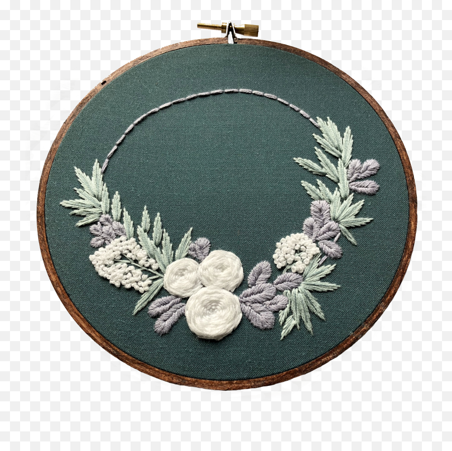 Embroidery Kits How To Wreath Hand Emoji,Emoticon Message Beads Instructions